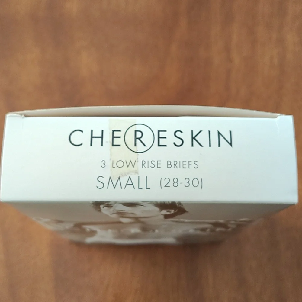 Vintage Chereskin Men's 3 Pack Low Rise Briefs (S, White) - Picture 5 of 5